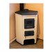 Soba de incalzit MBS Corner, putere 12 kW, evacuare pe plita